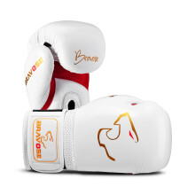 BRAVOSE Alpha Strap Boxing Gloves Mens, Women for Entry Level Boxers for Punching Bag Training & Sparring MMA Kick Boxing Muay Thai Made By Premium P