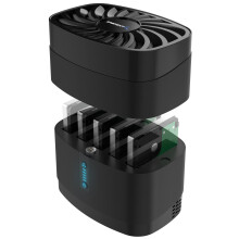 SABRENT Hard Drive Docking Station 5-Bay USB-C Enclosure for 2.5 HDD & SSD, USB 3.2 Hard Drive Reader, Built-in Cooling Fan (Noise Reduced!) Tool Free