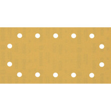 Bosch 50x EXPERT C470 Sandpaper (for Paint on wood, Hardwood, Ø 115x230 mm, Grit 320, Professional Accessory Orbital Sander)
