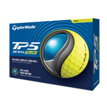 TaylorMade TM24 TP5 Golf Balls 12 Ball Pack Yellow