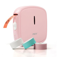 PRT Label Maker Machine with 3Roll Tapes (12M), Built-in Cutter Portable Bluetooth Label Printer, Handheld Sticker Maker with Multiple Templates for H