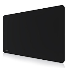 TITANWOLF Oversized gaming mouse pad 1000x600mm XXXL large mouse pad with motif, large size table pad, Improves precision and speed, XXL, Black