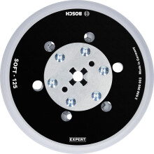 Bosch 1x EXPERT Multihole Backing Pads Universal 125 mm (Ø 125 mm, Professional Accessory Random Orbital Sander)