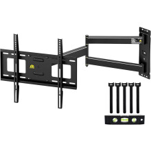 FORGING MOUNT Long Reach TV Wall Bracket Corner TV Bracket Wall Mount For 26"-65" TVs, 840mm Extension Swivel Wall Bracket,Holds 45kg,VESA 400X400mm