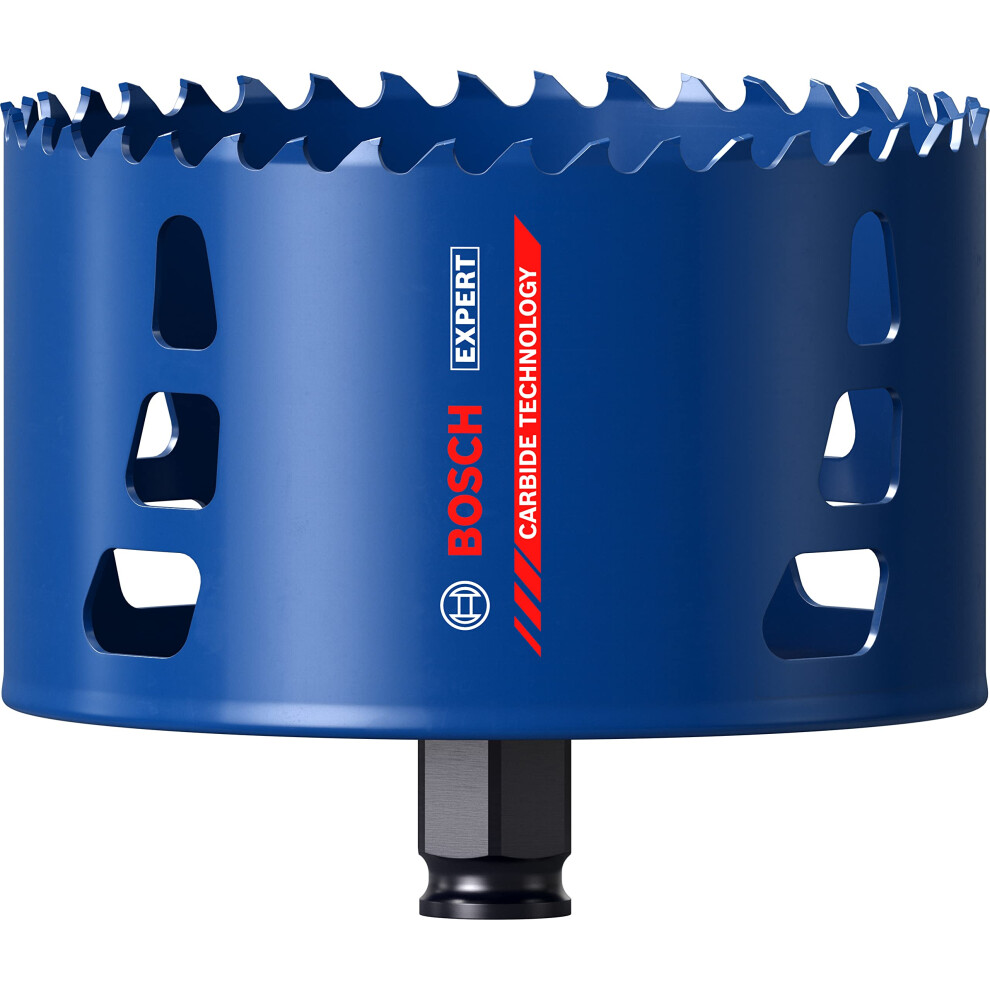 Bosch 1X Expert Tough Material Hole Saw (For Wood With Metal, Brick, Ø 111 Mm, Professional Accessory Rotary Drill/Drivers)