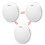 Wireless Interlinked Smoke Alarm 3 Pack, Wireless 10 Year Battery Powered Smoke Detector with Mute Function, 85dB Loud Alarm, Thin Fire Alarm for Fire 1