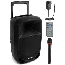Pyle PA Music Box, Party Box, Portable Karaoke Machine with Microphone, Party Speaker with Bluetooth, Sound System 8 Inch Subwoofer, PA System Complet