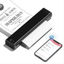Phomemo M08F Thermal Printer, A4 Portable Bluetooth Mobile Printer, Inkless Printing Supports A4, Portable Printers For Laptops and Phone