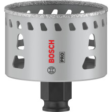 Bosch 1x PRO Tile Power Change Plus Hole Saw (for Hard Tiles, Soft Tiles, Ø 65 mm, Professional Accessory Rotary Drill/Drivers)
