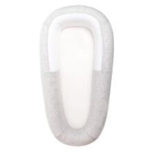 PurFlo Sleep Tight Baby Bed | Safe for Overnight Sleep | Fully Breathable Baby Nest Alternative | Newborn Essentials | 0-8m Minimal Grey