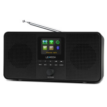 LEMEGA IR4S Internet Radio, Podcasts, Bluetooth, DAB & FM Stereo,Black