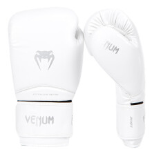 Venum, Contender 1.5 Boxing Gloves, Unisex Adult, 14 Oz, White/Silver