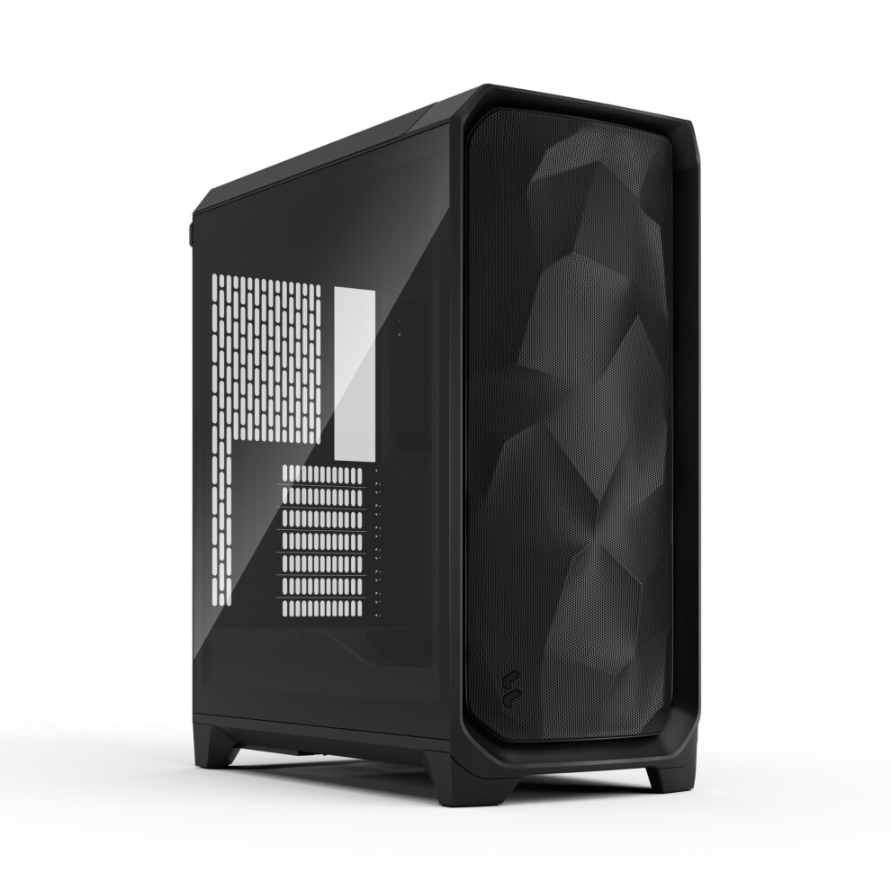 Fractal Design Meshify 3 Tempered Glass Tint - High Airflow Pc Gaming Case - Mesh Front Panel - Three Momentum 14 Fans Included - Clean I Black/Light 5006839303249