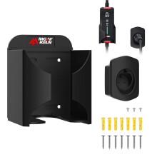MCEVKELN Type 2 EV Charger Holder| Wall Mount EV Charging Holder, Charging Cable Organizer| Charging Station Accessories for Various Sizes