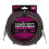 Ernie Ball Braided Instrument Cable Straight/Straight 18ft - Purple Python 1