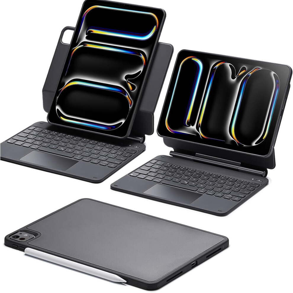 Esr Ipad Pro 11 Inch (M5/M4, 2025/2024) Case With Keyboard, Pro 11(5Th Gen) Keyboard Case With Easy-Set Magnetic Stand, Portrait/Landscape Modes, Remo 4894240196120