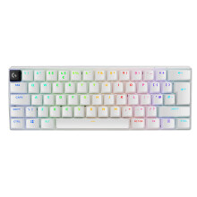 Logitech G PRO X 60 Lightspeed Wireless Gaming Keyboard, Ultra Compact TKL 60% Mechanical Keyboard, LIGHTSYNC RGB, Dual-Shot PBT Keycaps, GX Optical T