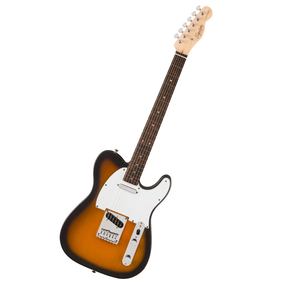 Fender Squier By Debut Collection Telecaster Electric Guitar, Laurel Fingerboard, Pickguard, 2-Colour Sunburst White