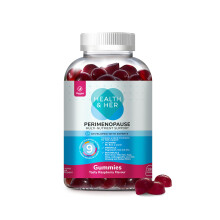 Health & Her Perimenopause Multi Nutrient Gummies for Women - Raspberry Flavoured - Support for Wellbeing During Perimenopause - (The Early Stage of M