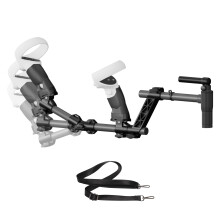 Magnetic VR Gun Stock for Quest 2, Rifle Grip VR Stock Controller Accessories Compatible With MetaQuest 2, Lightweight & Quick Removable Quest2 Contro