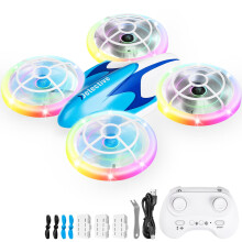 Skeufy Mini Drone for Kids for Beginner, Kids drone with LED light, Altitude Hold, 3D Flip, Headless Mode, Hand Operated RC Quadcopter, Best Toy