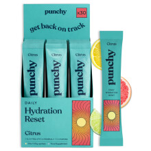 30 Pack Electrolytes Sachets - Fast Absorbing Hydration Sachets - Rehydration Sachet Packed with Vitamins - No Artificial Sweeteners or Preservatives