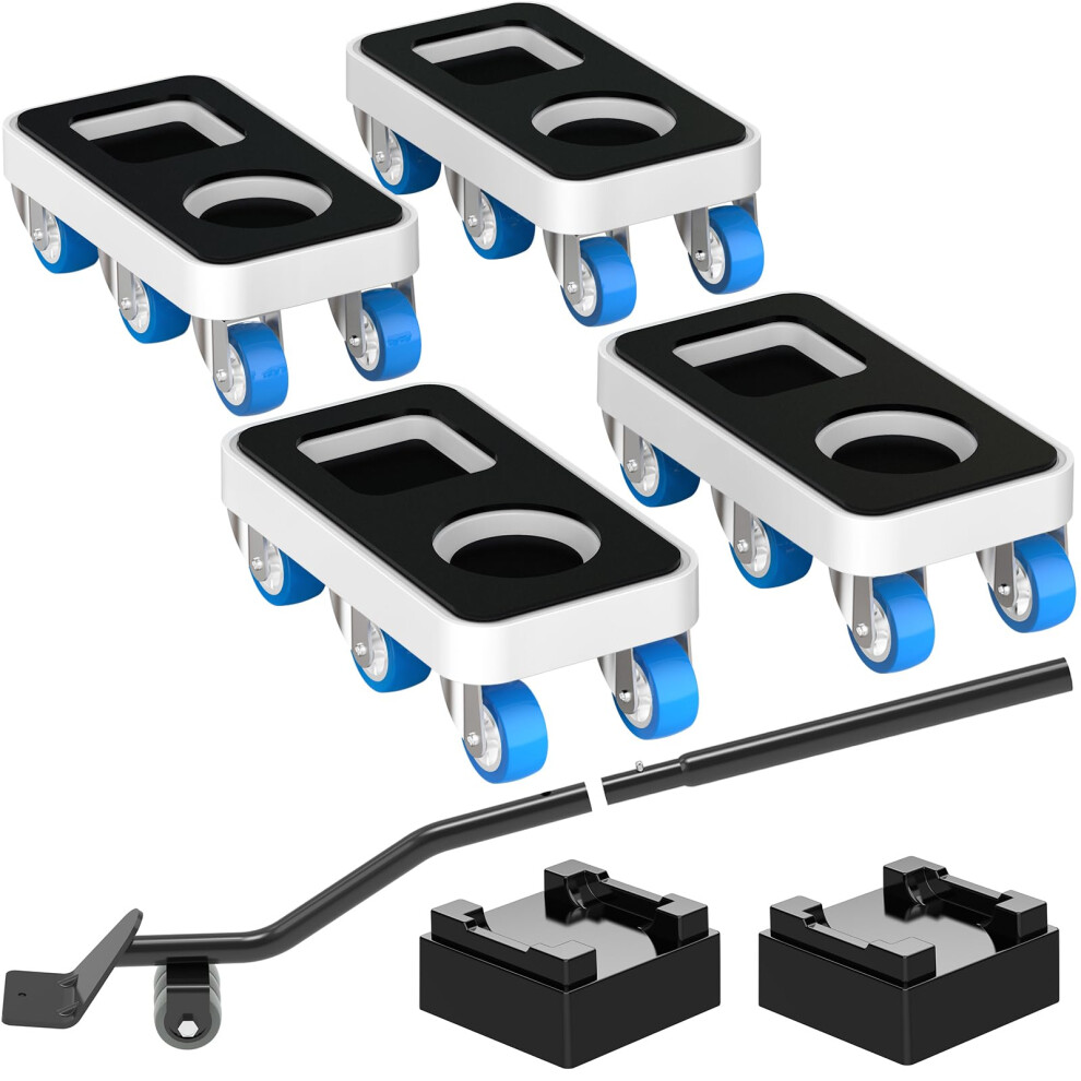 Niuxx Furniture Slider With 1.5 Inch Rotating Wheels: Furniture Mover Glider For Carpet Hardwood - Large Appliance Slider Dolly For Sofa Bed - Weight 632125710818