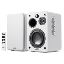 MAJORITY Bluetooth Active Bookshelf Speakers | Powered Stereo Speakers, USB Playback and Charging | HDMI ARC, Optical, Phono, Aux | Turntable Speakers