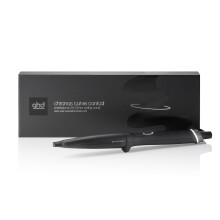 ghd Chronos Curve Conical Wand 28-23mm Hair Curler in Black - for Beach Waves That Last All Day, Fast, Easy, Frizz-Free Curls, No Extreme Heat Damage