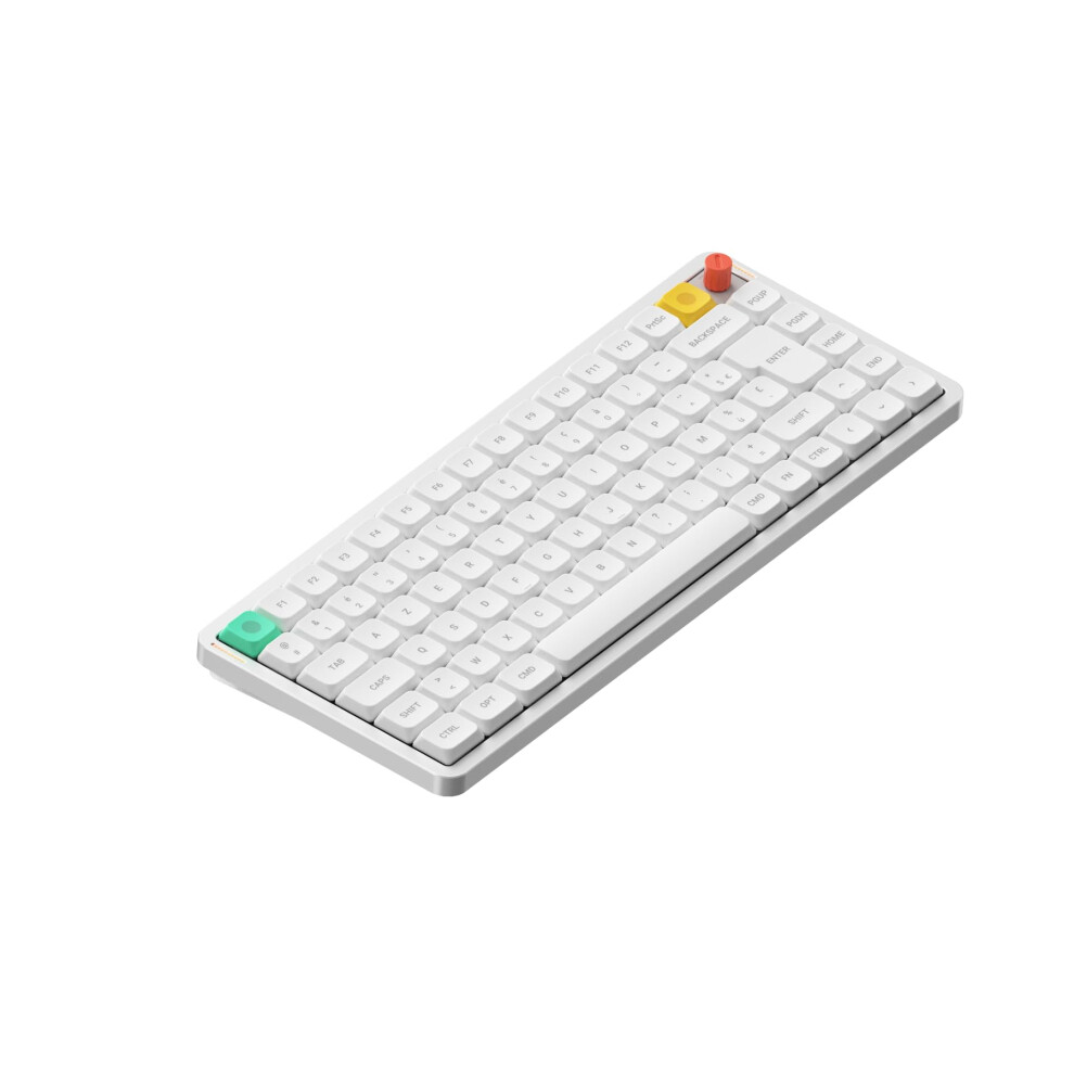 Nuphy Air75 V3 Hot Swappable Wireless Mechanical Keyboard, 84 Keys 75% Custom Low Profile Keyboard With Knob, Rgb Backlit,Support Bluetooth/2.4Ghz/Us 5000314387717
