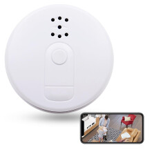 IKLOOCQ WiFi Hidden Spy Camera Smoke Detector Shaped, HD 1080P Small Secret Camera for Home Security, Wireless Nanny Cam Hidden Camera with Night Visi