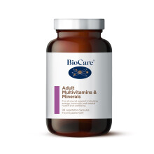 BioCare Adult Multivitamins & Minerals - One-A-Day Comprehensive Vegan Formula - for Energy, Immunity, Nervous System & Bone Support - 99 Capsules