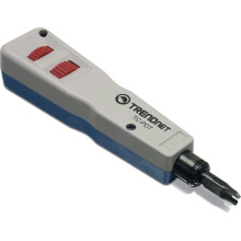 TRENDnet Punch Down Tool with 110 and Krone Blade, TC-PDT, Insert & Cut Terminations in One Operation, Precision Blades are Interchangeable & Reversib