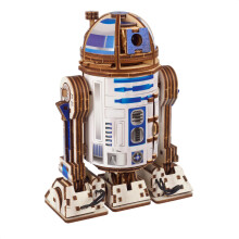 3D-malli - UGEARS - R2-D2 - Jousimekanismi - LED-projektori - 315 osaa