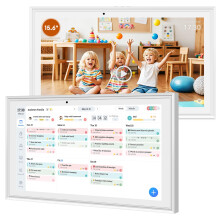 Hesmor 15.6" Digital Calendar 1080P Chore Chart Smart Touchscreen Interactive Display for Family Schedules, Great for Organizing 2025-2026 Wall Planne
