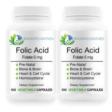 EcoIntegratives Folic Acid Folate 5mg (B9) Prenatal, Reproductive