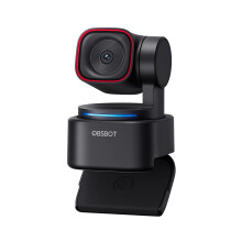 OBSBOT Tiny 3 Lite AI-Powered Spatial Audio 4K Webcam - Compact AI Tracking PTZ Camera with 1/2" Sensor, Tri-Mic, Voice Control, 120FPS, HDR, Webcam f