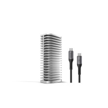 TERRAMASTER D1 SSD Pro 80Gbps M.2 NVMe SSD Enclosure, up to 7061MB/s, All-Aluminum Case with Efficient Cooling, Zero Noise, Compatible with USB 4/3.2/