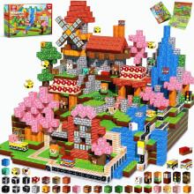 Annexfun 300 PCS Magnetic Building Blocks - STEM Learning Magnet Cubes Set, Creative Construction Stacking Toys for Kids Ages 4-12, Perfect Christmas