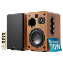 MAJORITY Bluetooth Active Bookshelf Speakers | Powered Stereo Speakers, USB Playback and Charging | HDMI ARC, Optical, Phono, Aux | Turntable Speakers