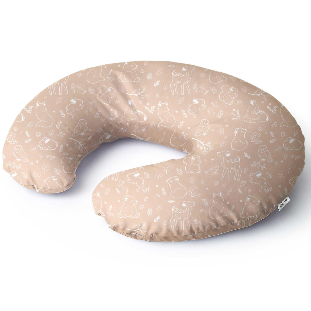 Niimo Nursing Pillow - Oeko-Tex Standard 100, Ergonomic Baby Support Pillow, Machine-Washable Baby Feeding Pillow, Multifunctional Feeding Pillows Fo