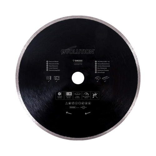 Evolution Power Tools RAGEBLADE255DIAMOND Diamond Blade, 255 mm