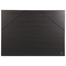 Clairefontaine - Ref 44500C - Kraft Art Folder - 52 x 72cm Size, Elastic Straps Closure, White Paper Lining, Acid Free - Suitable for Transporting Art