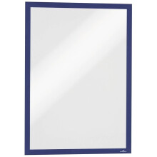 Durable DURAFRAME A3 Magnetic Display Frames for Metal Surfaces - Anti-Glare Sign and Poster Holders - 5 Pack - Dark Blue - Perfect for Fridges and Wh
