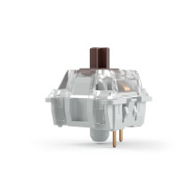 GLORIOUS Gaming 120x Gateron Mechanical Keyboard Switches (Brown) - SMD-LED Compatible, Tactile & Balanced for Versatile Typing & Gaming, 45g Actuatio