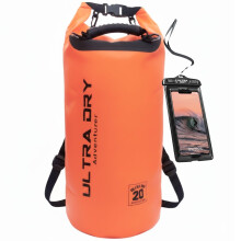 Premium Waterproof Bag, Sack with Phone Dry Bag and Long Adjustable Shoulder Strap Included, Perfect for Kayaking/Boating/Canoeing/Fishing/Rafting/Swi