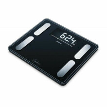 Beurer BF410 Signature Line Body Analysis Scale Bathroom Scale - Black | Precise full-body analysis | BMI calculation | XXL standing area | XXL digita