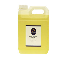 Absolute Aromas Grapeseed Oil 2.5L - Pure, Natural, Vegan, GMO-Free - Massage Carrier Oil and Moisturiser for Hair, Skin, Face and Nails