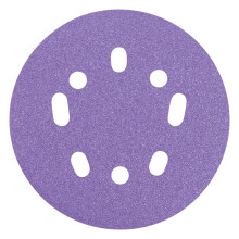 Trend Aluminium Oxide 125mm Random Orbit 180 Grit Abrasive Sanding Disc, AB/125/180A/B, Pack of 50