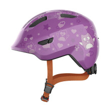 ABUS Smiley 3.0 children's helmet - bike helmet with a low fit, child-friendly designs & space for a pigtail - for girls and boys
